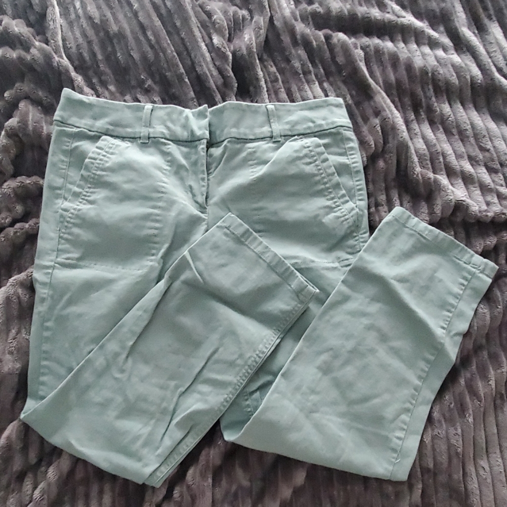 LOFT modern chino crop pant